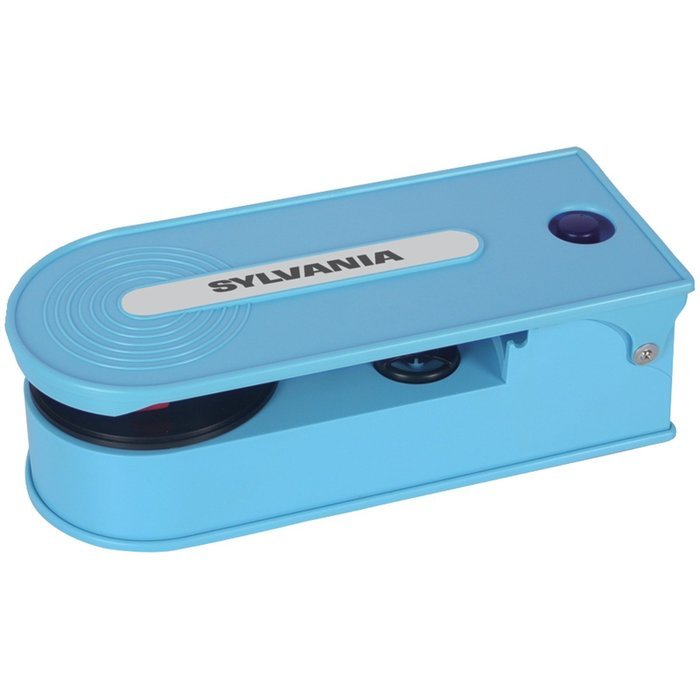 Sylvania Turntable Record Player with USB Encoding, Red N2