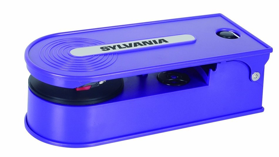 Sylvania Turntable Record Player with USB Encoding, Red N3