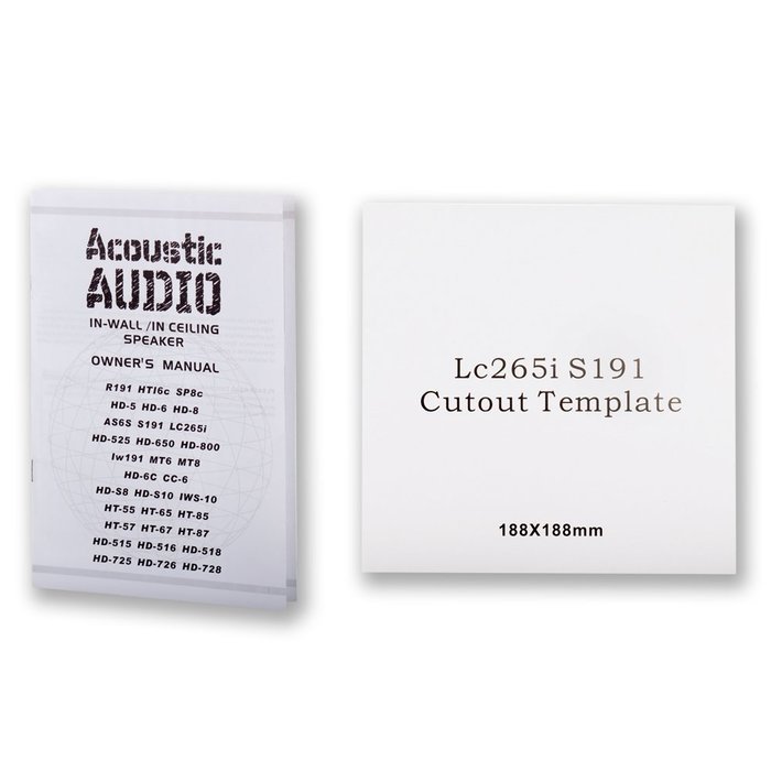Acoustic Audio LC265i In Ceiling 6.5" Speaker 9 Pair Pack 4500W Home Theater LC265i-9PR