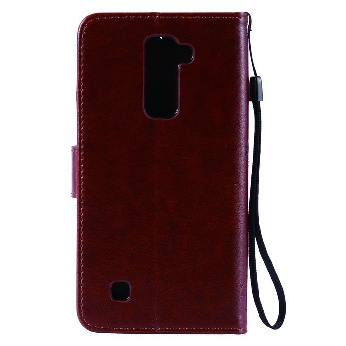 LG K10 Case, LG K10 Wallet Case,PHEZEN Cute Bear Don't Touch My Phone Design PU Leather Wallet Case Stand Flip... N131