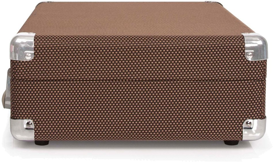 Crosley CR8005D-PI Cruiser Deluxe Portable 3-Speed Turntable with Bluetooth, Pink N36