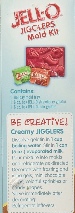 JELL-O Jigglers Halloween Mold Kit, Orange and Grape, 12 Ounce N2
