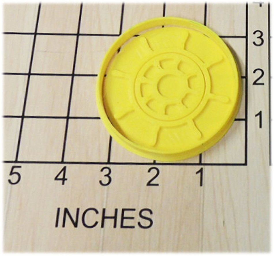 Nautical Captains Ship Wheel Shaped Fondant Cookie Cutter and Stamp #1161