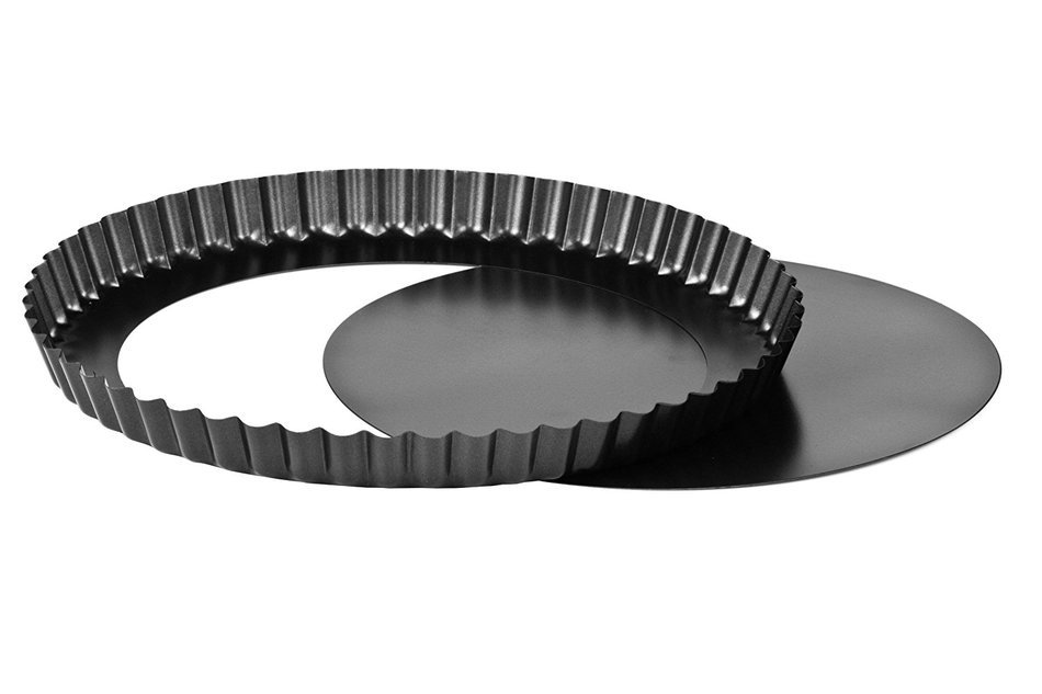 28cm Non Stick Fluted Flan Tin With Loose Base