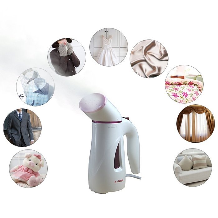 E-beste&reg; Handheld Mini Travel Garment Steamer;Textile and Fabric Steam Ironing Cleaner N5