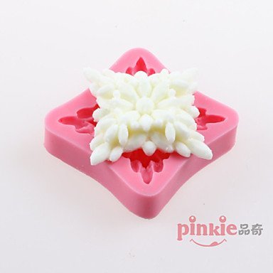 Y&XL&H A Square Flower Fondant Cake Chocolate Silicone Molds,Decoration Tools Bakeware