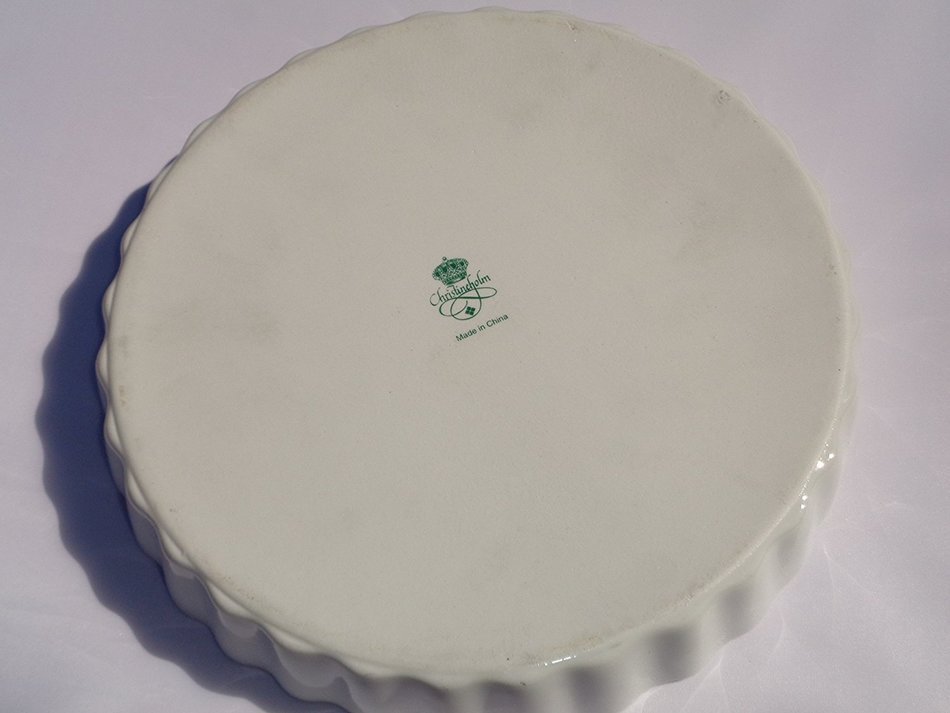 Christineholm Ceramic Quiche Dish/Pink Roses N2