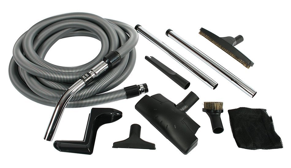 Cen-Tec Systems 91431 Complete Central Vacuum Accessory Kit with Metal Wands