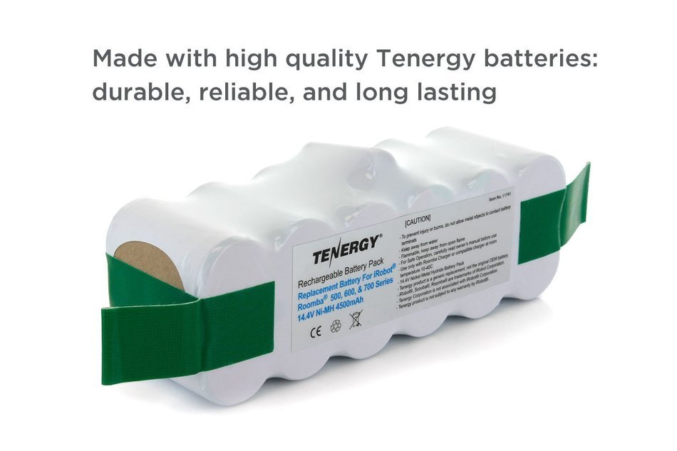 Tenergy Replacement Battery for iRobot R3 500, 600, 700 & 800 series 14.4V APS Battery N20