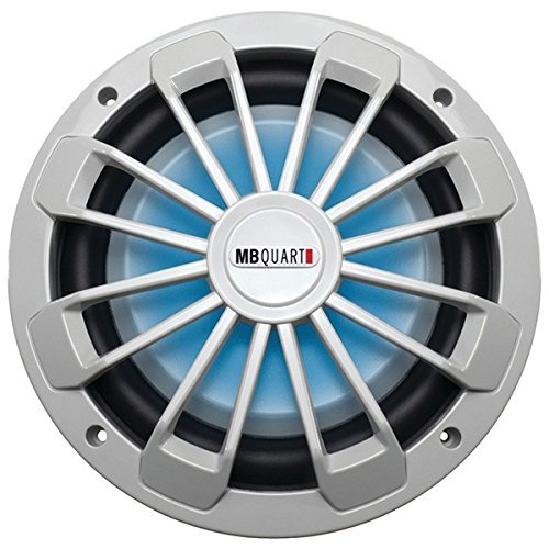 New MB Quart NW1-254L Nautic Series Marine-Certified 10" 600-Watt Shallow Subwoofer (With LED Illumination)
