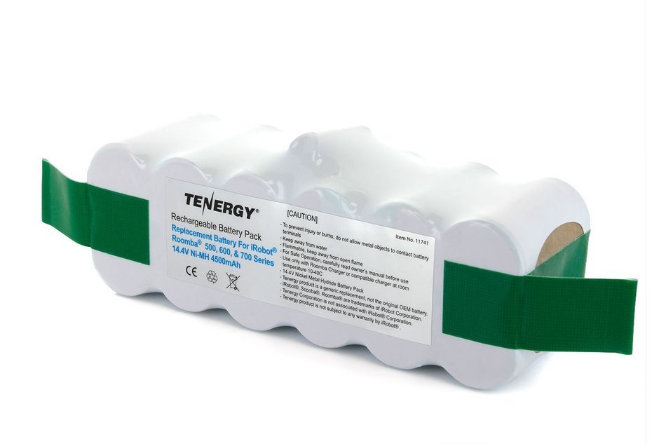 Tenergy Replacement Battery for iRobot R3 500, 600, 700 & 800 series 14.4V APS Battery N21