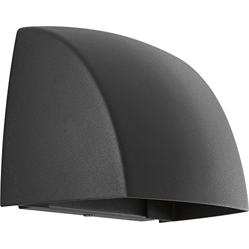 Progress Lighting P5634-3130K9 Cornice One-Light Wall Sconce with HAL AC LED Module, Black by Progress Lighting