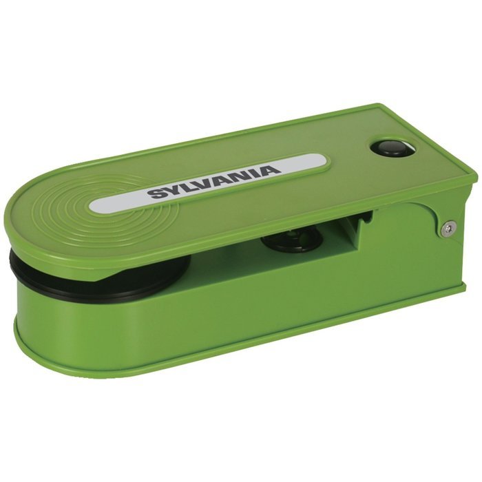 Sylvania Turntable Record Player with USB Encoding, Red N5