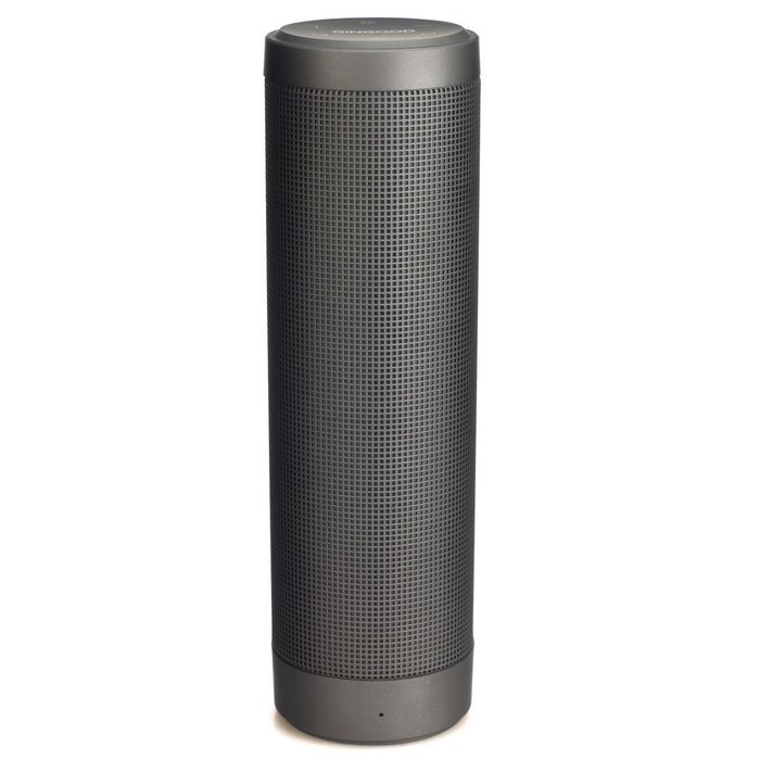 GINGOOD Touch Wireless Bluetooth V4.0 Portable Speaker with Colorful Pulsating LED Lights Silver N10