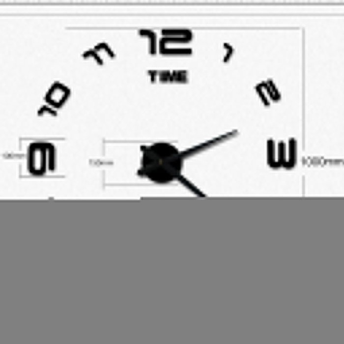 MuLuo Creative Numbers Wall Clock DIY Acrylic Mirror Wall Stickers Watches For Living room gold