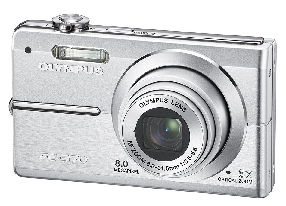 Olympus FE370 8MP Digital Camera with 5x Optical Dual Image Stabilized Zoom (Pink) N14