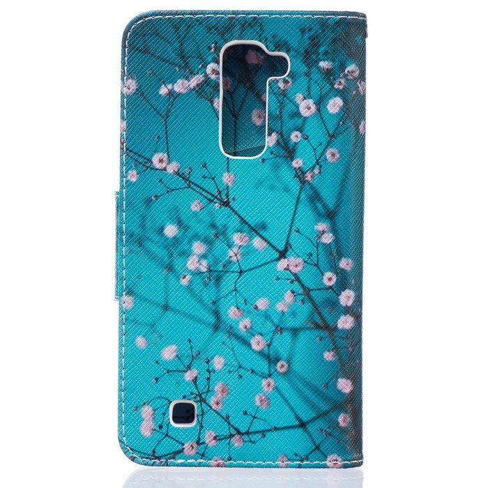LG K10 Case,LG K10 Cover,ikasus Colorful Painted Premium PU Leather Fold Wallet Pouch Case Flip Stand Credit Card... N31