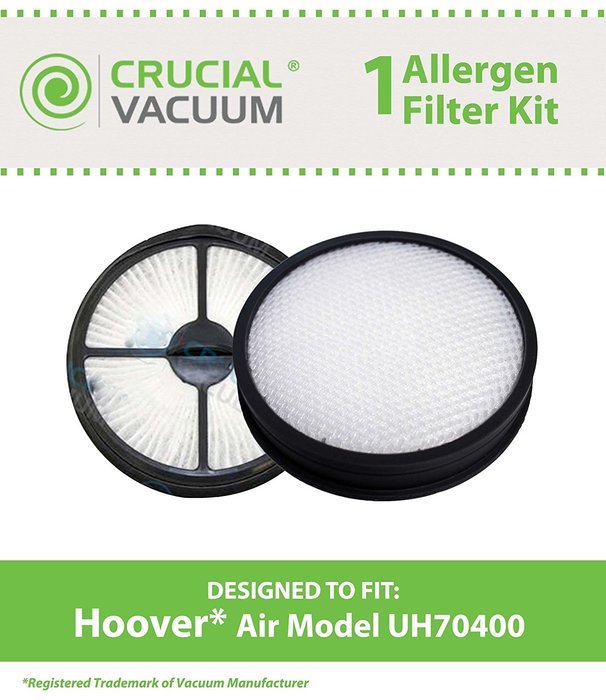 Hoover WindTunnel Air Model UH70400 Filter Kit Includes 1 HEPA Style Filter 303902001 & 1 Primary Filter 303903001... N5