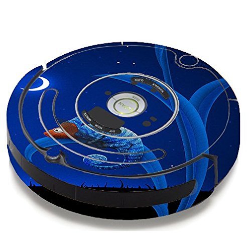 Skin Decal Vinyl Wrap For IRobot Roomba 650 655 Vacuum / Blue Chamelion