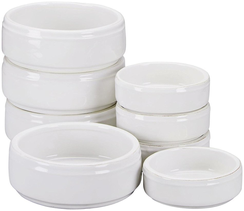 Pom Pom at Home Heritage Ramekin Set, 2-pc, Set of 4, White