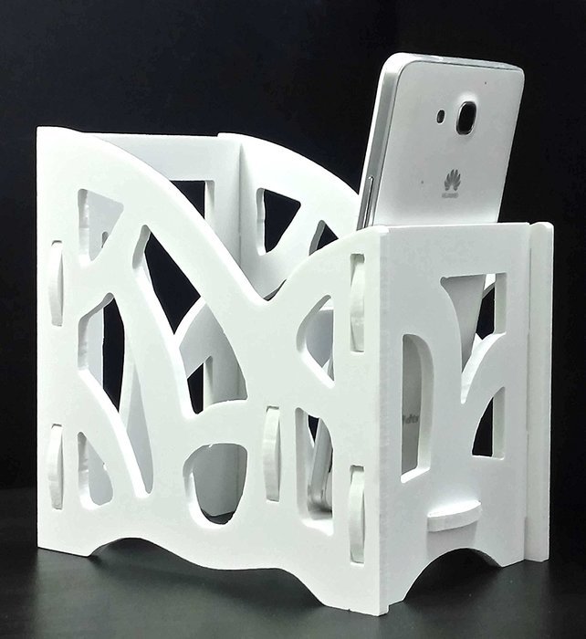 speaker stand d&eacute;cor guard for amazon echo alexa speaker and other bluetoothe speakers white N9