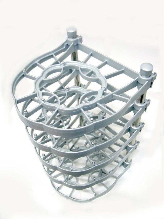 New Pan and Pot Organizer Rack Multi Uses Kitchen Rack Frying Pan Stand Holder N2