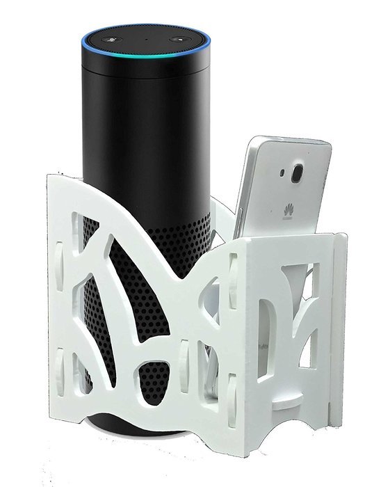 speaker stand d&eacute;cor guard for amazon echo alexa speaker and other bluetoothe speakers white N10