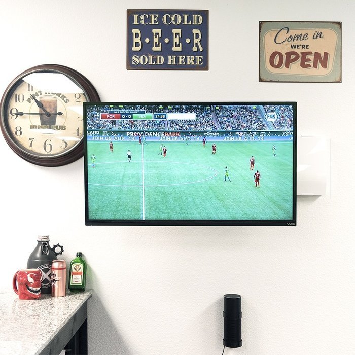 NEW HIDEit Echo Wall Mount (Black) | Bracket for Amazon Alexa | Made in the USA by the Leaders in Component Mounting... N4