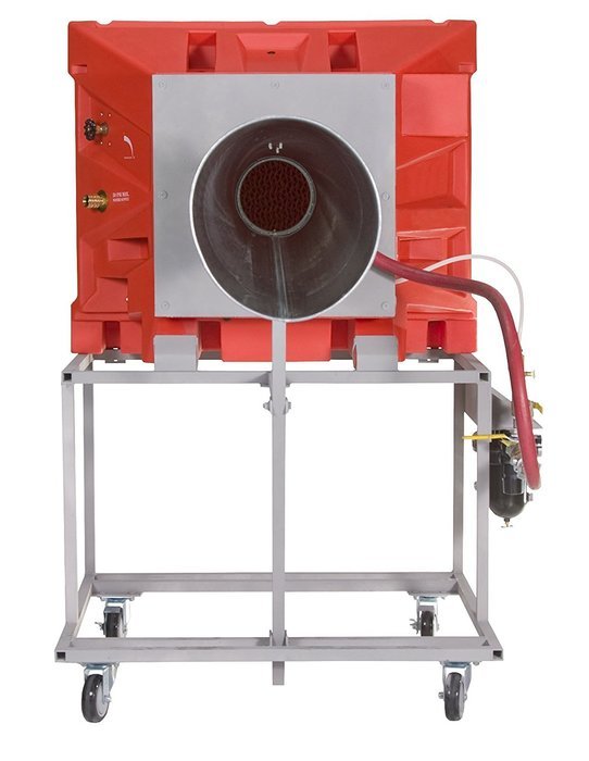 Portacool PAC2K24AD Hazardous Location Pneumatic Portable Evaporative Cooler, 24-Inch, 4898 CFM, Orange N10
