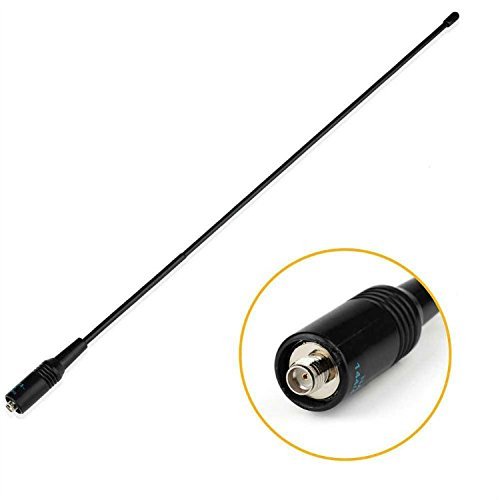 NSKI NA-771 Dual Band Soft Antenna (144/430Mhz) 15.6" For BaoFeng, Kenwood, Wouxun Compatible (UV-82 UV-5R BF-F8HP... N5
