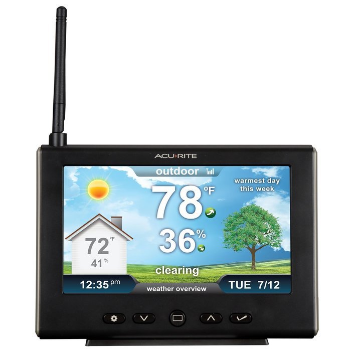 AcuRite 01610M High-Resolution Weather Station with Indoor/Outdoor Temperature, Humidity and Forecast N10