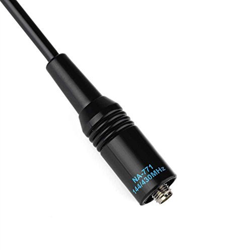NSKI NA-771 Dual Band Soft Antenna (144/430Mhz) 15.6" For BaoFeng, Kenwood, Wouxun Compatible (UV-82 UV-5R BF-F8HP... N7