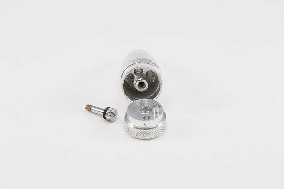 The Posh Bullet - Aluminum Snuff Bullet (Silver)