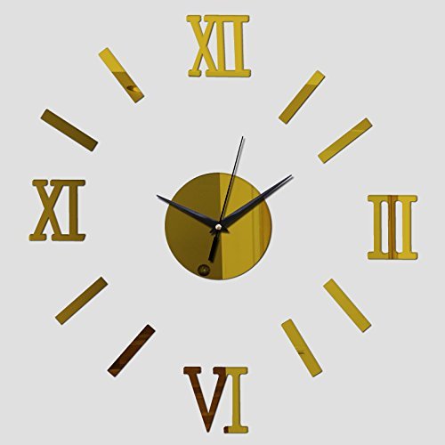 EverTrust(TM) New Clock Clocks Wall Horloge Watch Diy 3d Acrylic Mirror Home Decoration Sale Quartz Living Room... N3