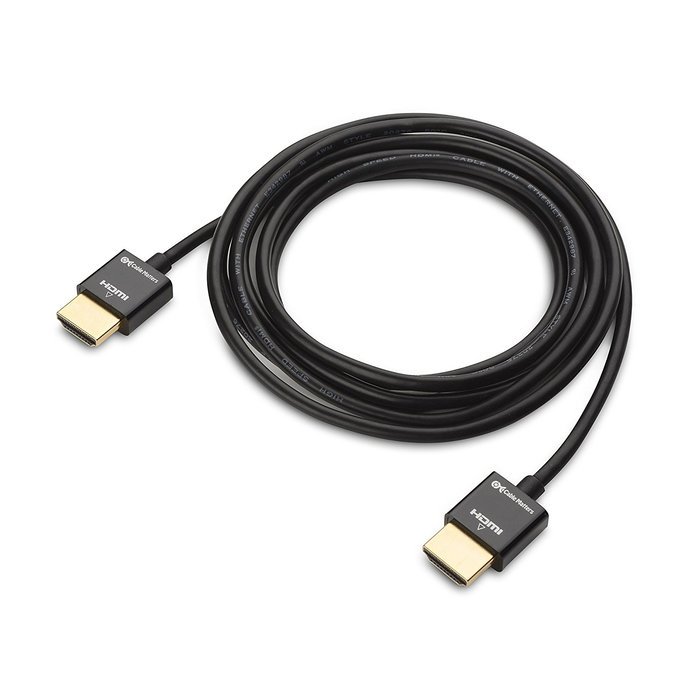 Cable Matters (2-Pack) Ultra-Slim HDMI Cables 3D & 4K Rated with Ethernet &ndash; 6 Feet N3