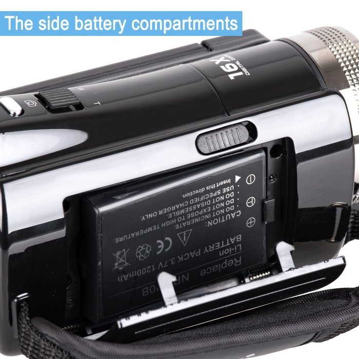 Camera Camcorders, Besteker Portable Digital Video Camcorder HD Max. 16.0 Megapixels 1280*720P DV 2.7 Inches TFT... N13