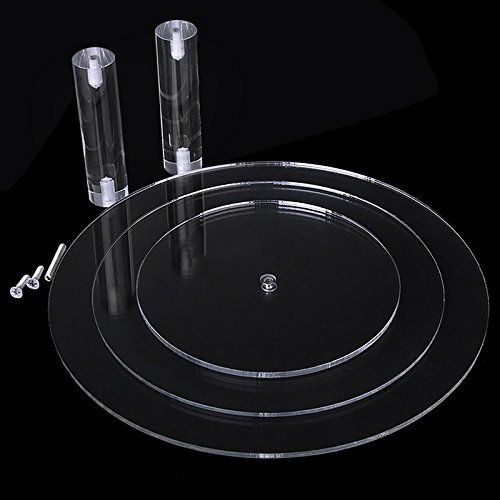 4 Tier Acrylic Round Cupcake Stand N3