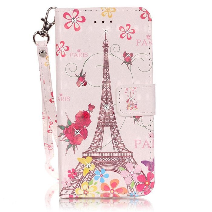 Galaxy Grand Prime Case,ikasus Shiny Glitter Diamond Colorful Art Painting PU Leather Flip Wallet Pouch Stand... N33