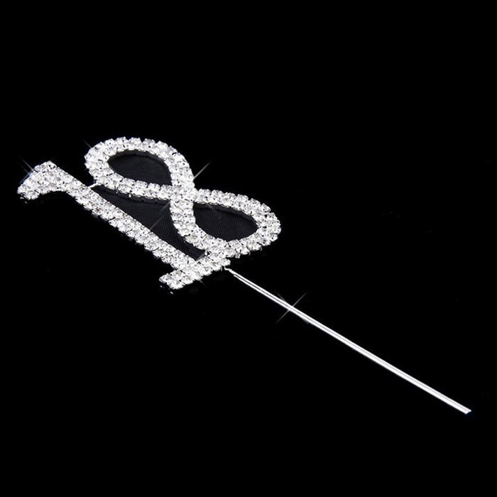 Zeroyoyo Cake Topper For 18th Wedding Anniversary/Birthday Party Decoration Tool N7