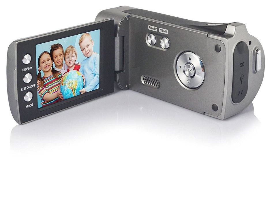 Lightahead&reg; DV series High-Definition HD 720p Digital Camcorder SD/SDHC with 4x Digital Zoom & 2.7" Flipout screen... N6
