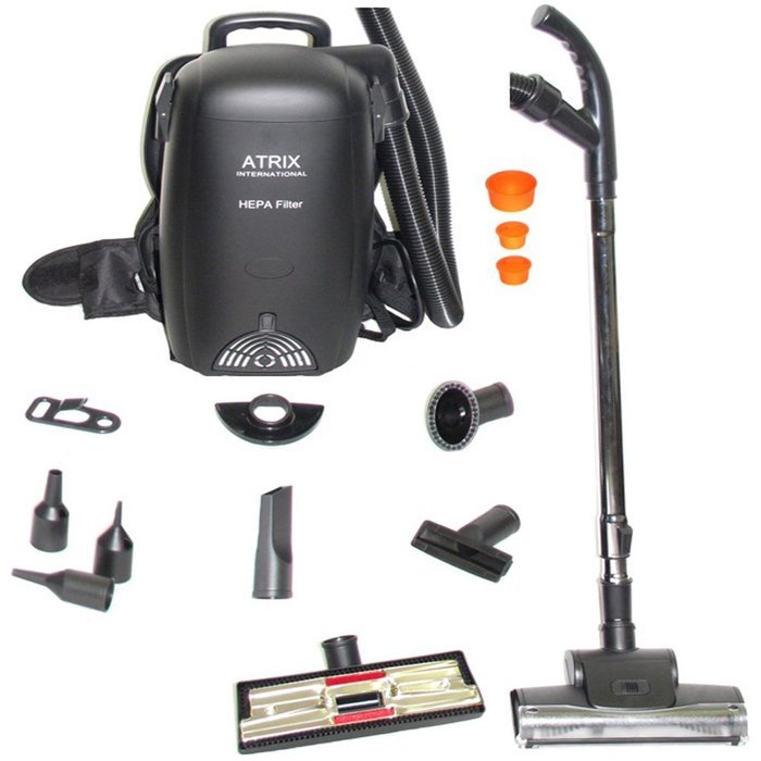 Atrix VACBP1 Hepa Backpack Vacuum - Corded