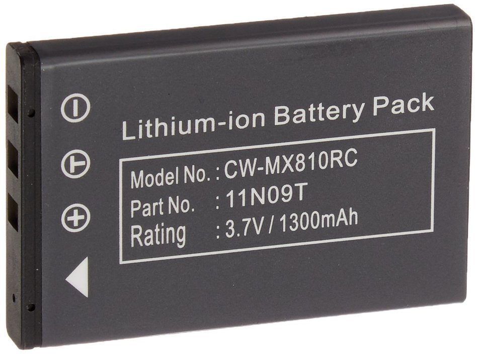 DEEJ DJ-110 Replacement 3.7V Li-ion Rechargeable Battery for Universal Remote Control Models URC MX 810 MX 880...
