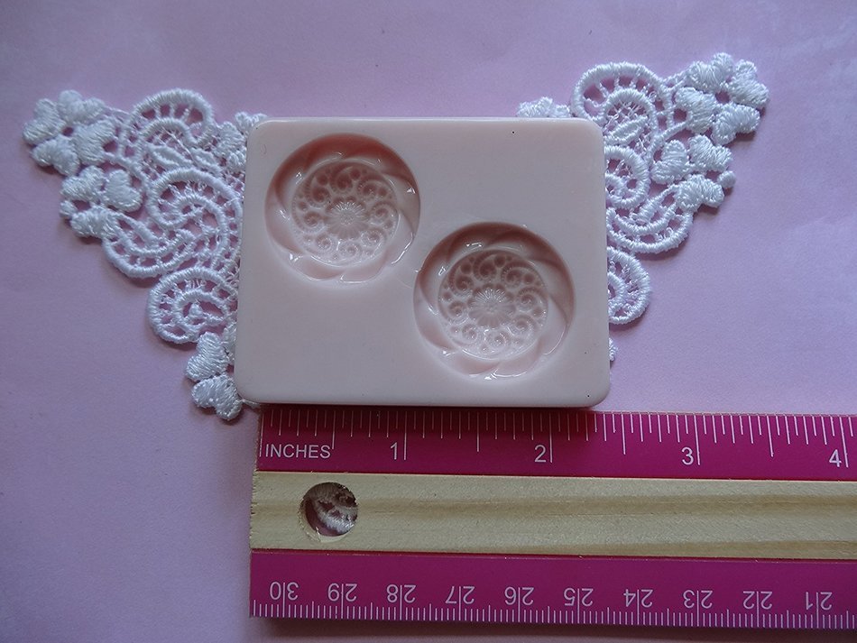 Fine Brooches, brooch Silicone Mold By Oh! Sweet Art FDA Approved for Food
