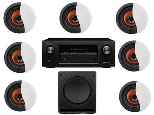 Klipsch CDT-5800-CII In-Ceiling System #6 and Denon AVRX4000