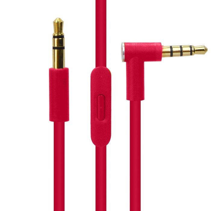 Replacement Audio Cable Cord w/ In-line Remote & Microphone for Beats by Dr Dre Headphones Solo Studio Pro Detox... N20