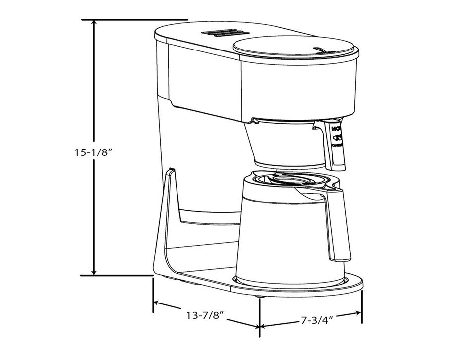 BUNN ST Velocity Brew 10-Cup Thermal Carafe Home Coffee Brewer