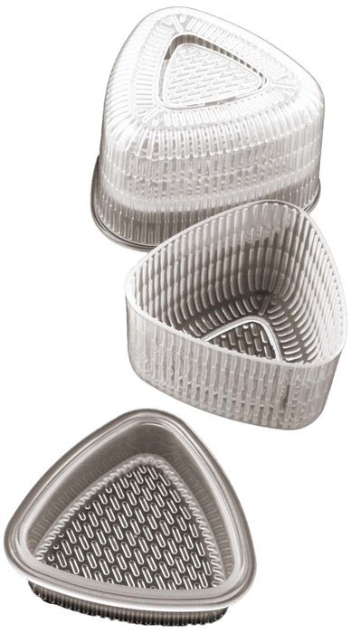 Paderno World Cuisine Onigiri Molds, Clear, Set of 2