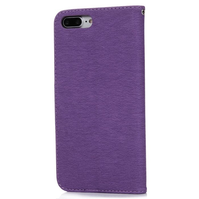 iPhone 7 Plus Case (5.5 inch) - Wallet Flip Stand Case Embossed Cute Bear PU Leather Case Shockproof TPU Inner... N34