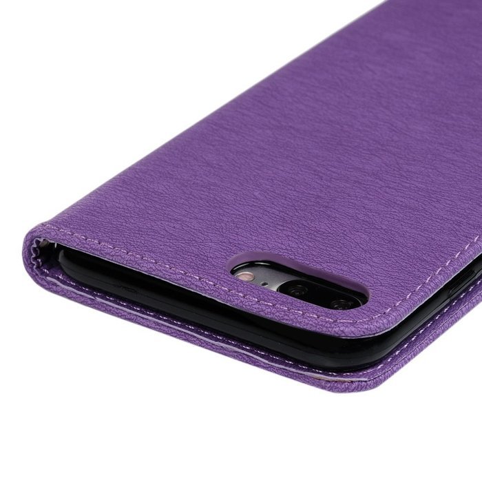 iPhone 7 Plus Case (5.5 inch) - Wallet Flip Stand Case Embossed Cute Bear PU Leather Case Shockproof TPU Inner... N35