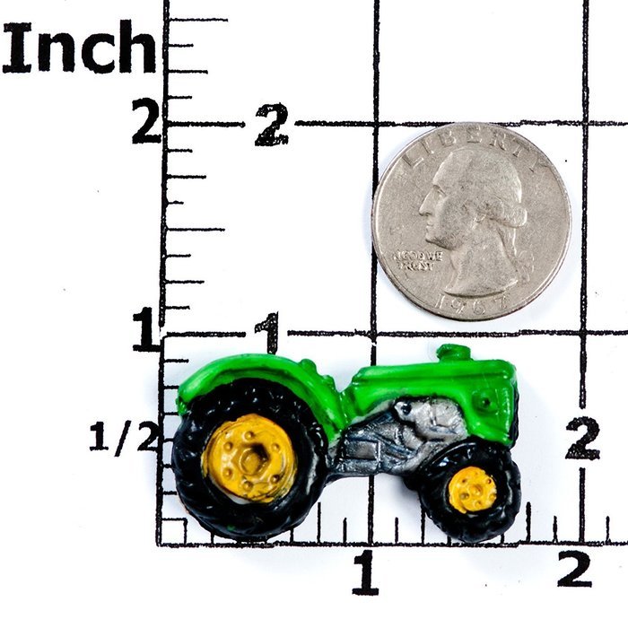 Small Farm Tractor Silicone Mold Food Safe Fondant, Resin, Polymer Clay Mold. Flexible easy to use. Jewelry, Craft...